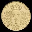 20 francs Louis XVIII buste habillé